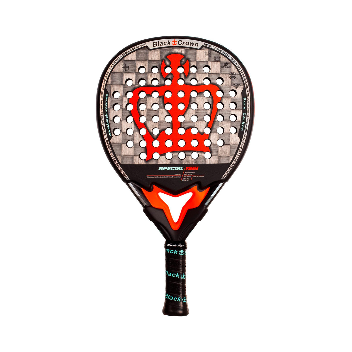 Black Crown Special Max Padel racket