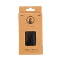 QP shoe laces 140cm Veters - zwart