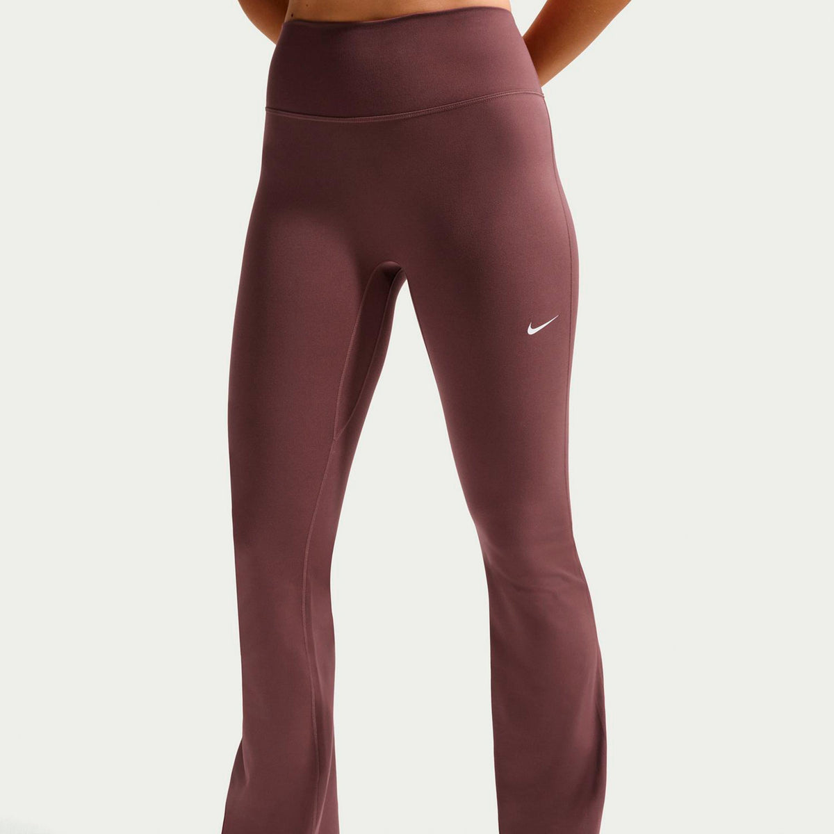Nike One High Waist Flare Tight Tight Dames - mauve
