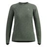 Essential Seamless Crew Neck Longsleeve Dames-olijf