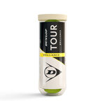 Dunlop Tennisballen Dunlop Tour Brilliance Verpakking 3 Stuks