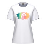 HEAD Kleding HEAD Lara T-shirt Dames-wit