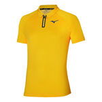 Mizuno Kleding Mizuno Frontier Shadow Polo Heren-Geel