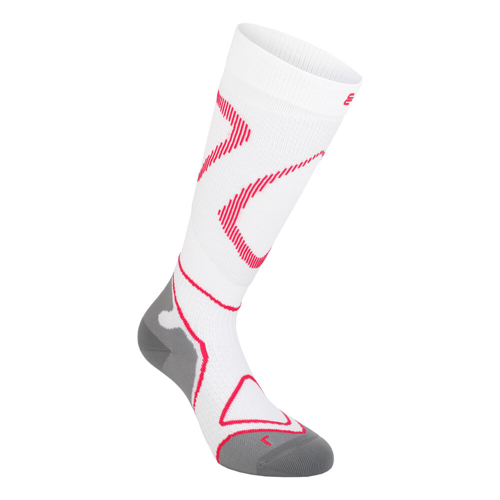 BAUERFEIND Performance Compressie-sokken Dames-Wit,Pink