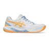 Gel-Dedicate 8 Padel Schoen Dames-Wit,Oranje
