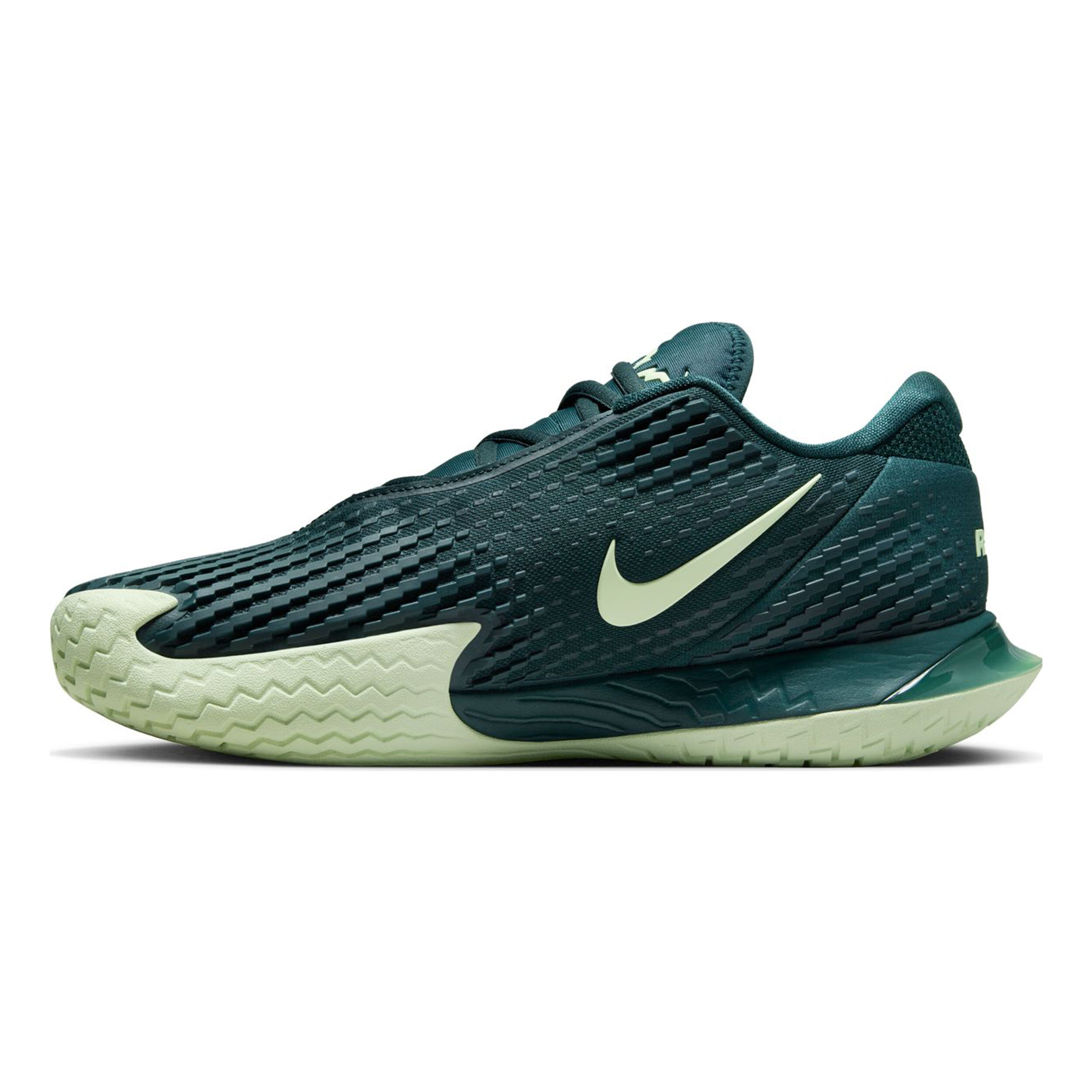 Buy Nike Court Zoom Vapor Cage 4 Rafa Allcourt Schoen Heren Donkergroen Limoen online Tennis Point NL