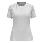 Odlo Kleding Odlo Essential Print Crew Neck Hardloopshirt Dames-Wit