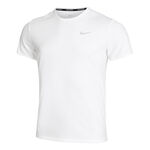 Nike Kleding Nike Miler Tee Hardloopshirt Heren-wit