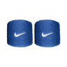 Swoosh Classic Zweetband Unisex - blauw, wit