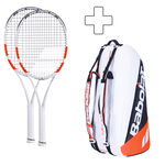 Babolat 2x Pure Strike Lite plus Schlägertasche