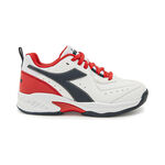 Diadora Tennisschoenen Diadora S. Challenge 5 SL AC Allcourt schoen Kinderen - wit, rood