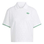 adidas Kleding adidas Pro Polo Dames-Wit