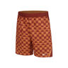 Court Dri-FIT Victory High Rise 9in All Over Print Shorts Heren-Oranje,Bruin