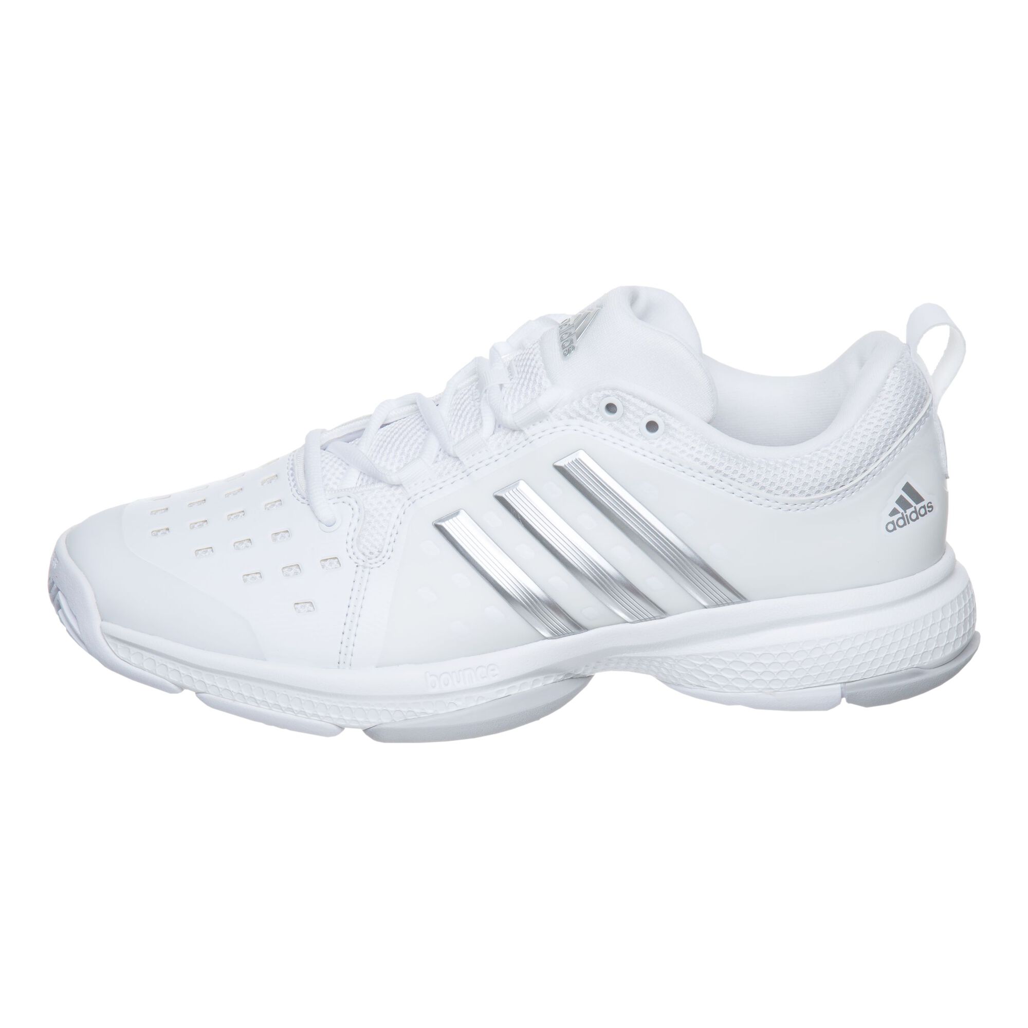 Daar Accountant Fictief adidas Barricade Classic Bounce Allcourt Schoen Dames - Wit, Zilver online  kopen | Tennis-Point