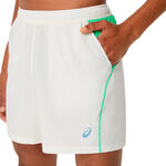 ASICS Kleding ASICS Court 7in Shorts Heren - cr&egrave;me, groen