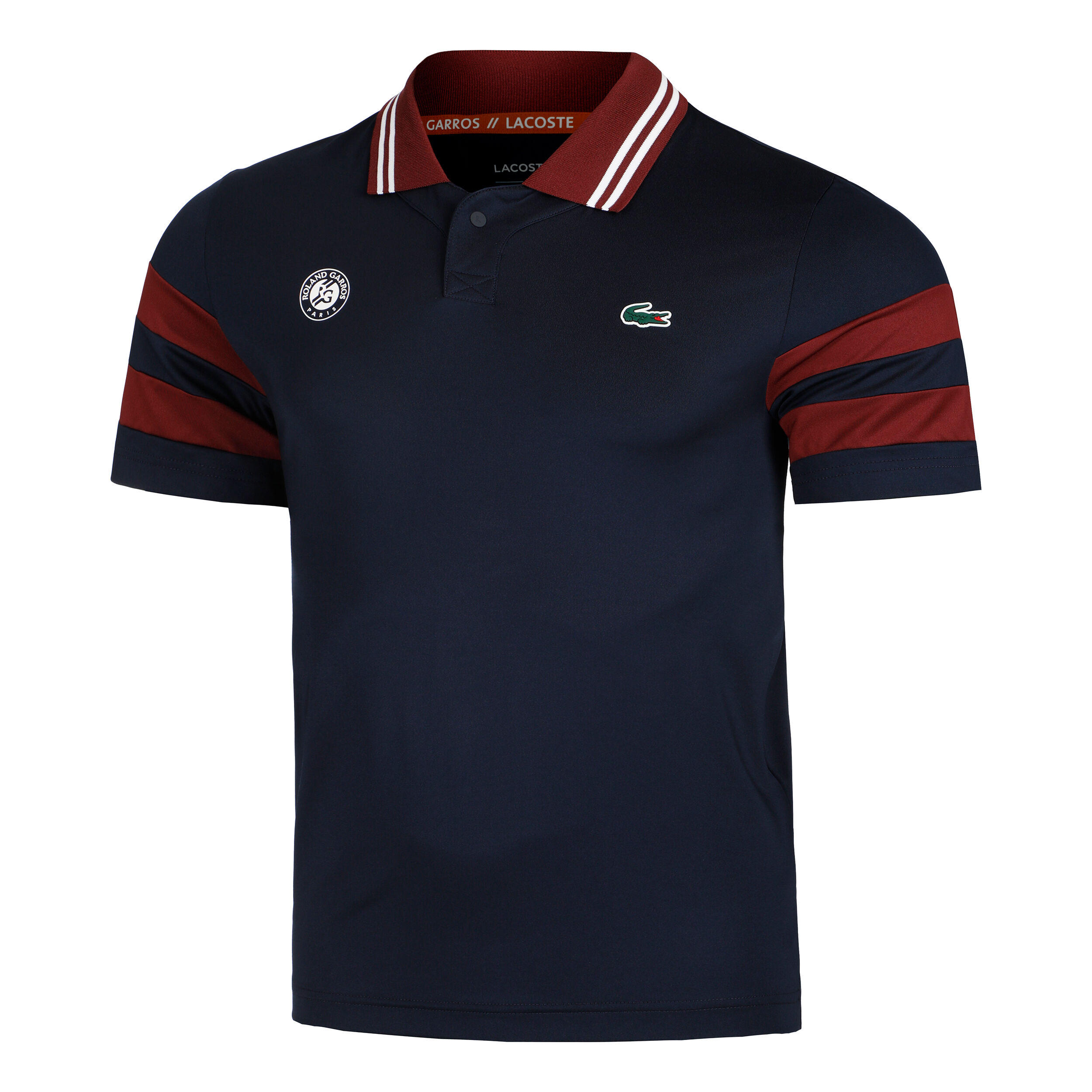Buy Lacoste Polo Heren Donkerblauw Donkerrood online Tennis Point NL