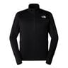 Winter Warm Pro 1/4 Zip Hardloopshirt Heren-Zwart