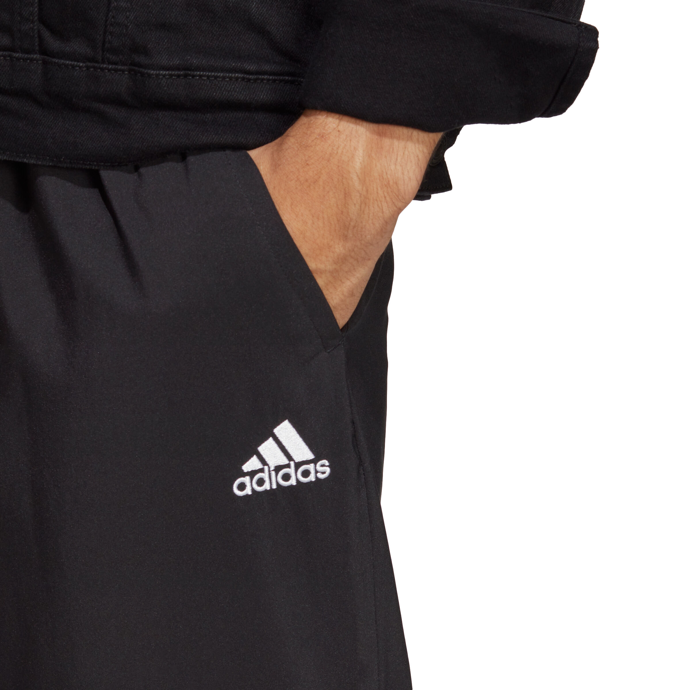 Essentials AEROREADY Stanford Trainingsbroek Heren Zwart Wit