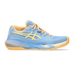 ASICS Padel schoenen ASICS Gel-Resolution X Padel Schoen Dames-Blaugrau,Oranje
