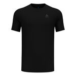 Odlo Kleding Odlo Crew Hardloopshirt Heren-Zwart