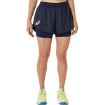 ASICS Kleding ASICS Match Shorts Dames-Donkerblauw