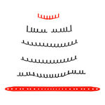 Babolat Toebehoren voor rackets Babolat Pure Strike 100 Set snaarbeschermers 