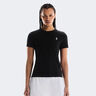 Court T-shirt Dames - zwart, veelkleurig