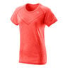 Power Seamless T-shirt Dames-Koraal