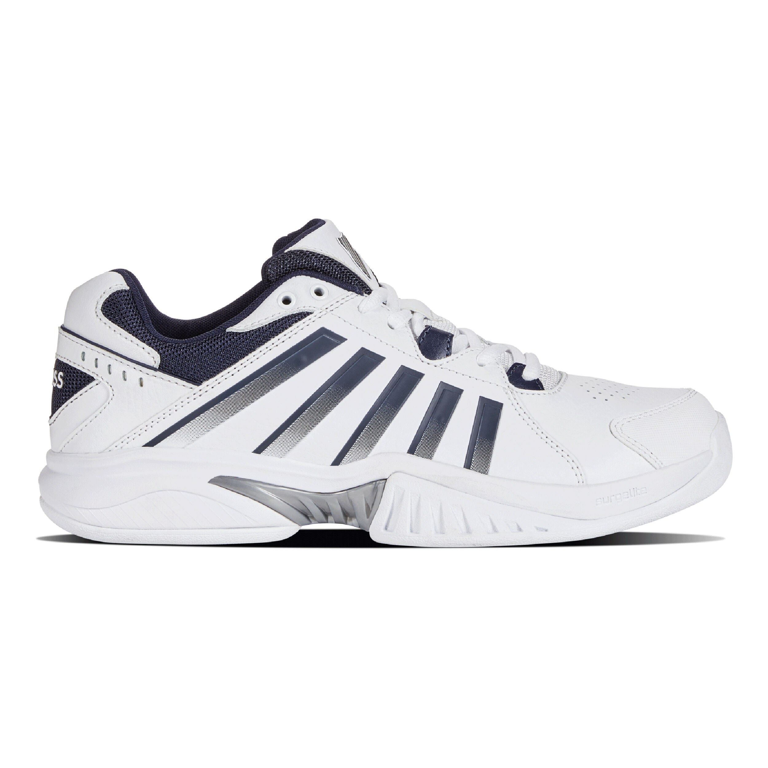 Buy K Swiss Receiver V Tennisschoen Tapijt Heren Wit Donkerblauw online Tennis Point NL