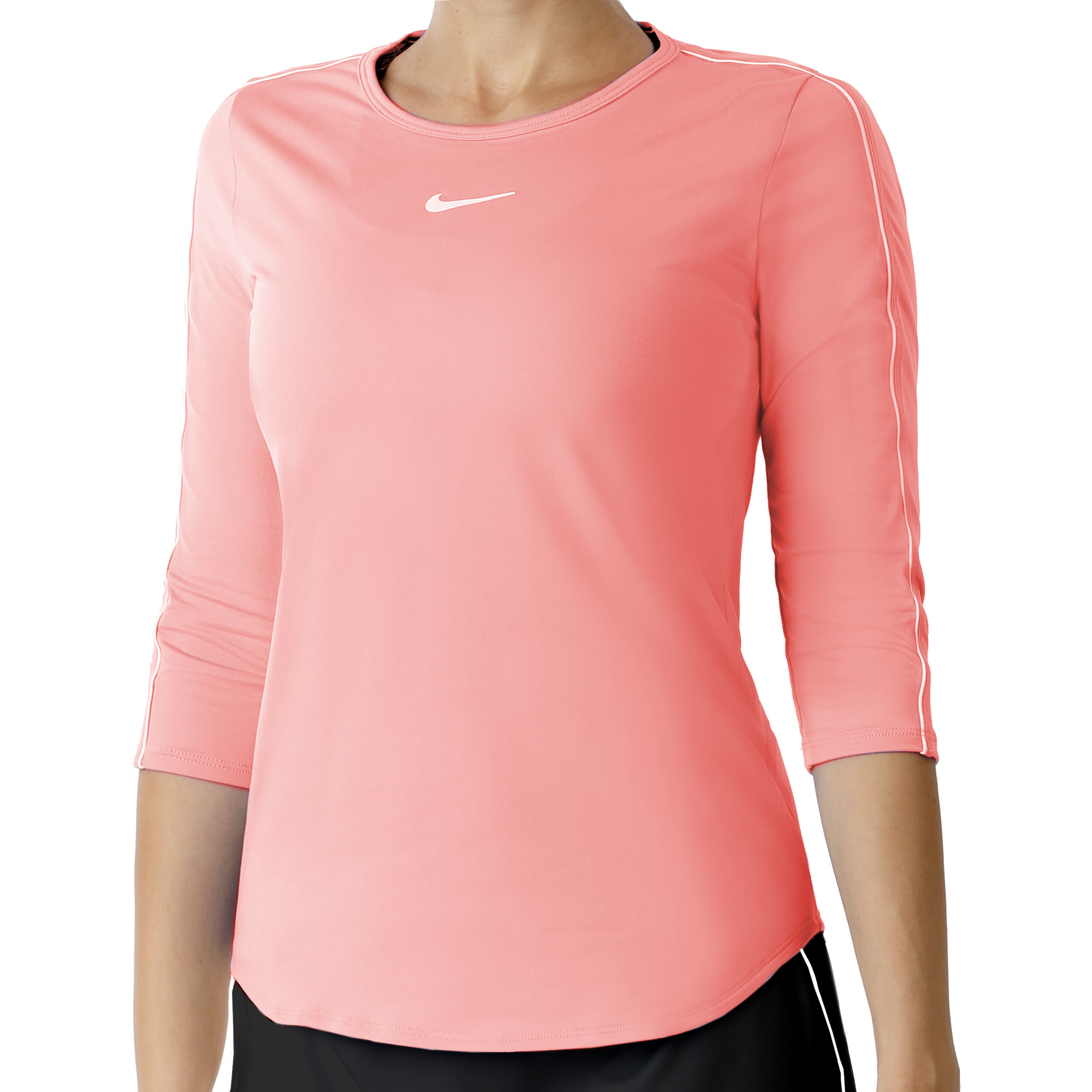 Court Longsleeve Dames Koraal, Wit Court Longsleeve Dames Koraal, Wit