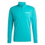 adidas Kleding adidas Terrex XPR Half-Zip Hardloopshirt Heren-Groen