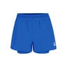 Rematch 2in1 Shorts Dames - blauw, wit