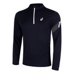 ASICS Kleding ASICS Icon 1/2 Zip Hardloopshirt Heren-Donkerblauw
