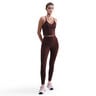 Dri-FIT One High Rise 7/8 Tight Dames - donkerrood, 