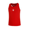 Racerback Tanktop Meisjes-Rood,Wit