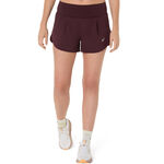ASICS Kleding ASICS Road 3.5in Hardloopshorts Dames-donkerrood