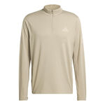 adidas Hardloopshirt adidas adi365 Zip  Hardloopshirt Heren-kaki