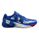 Wilson Tennisschoenen Wilson Rush Pro 4.0 Hope Paris Gravelschoen Dames-Blauw,Wit