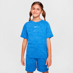 Nike Kleding Nike Dri-FIT Multi Heather T-shirt Kinderen-blauw, wit