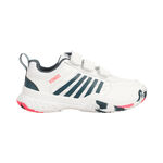 K-Swiss Tennisschoenen K-Swiss Court Express 2 Strap Allcourt Schoen Kinderen-Wit,Petrolblauw