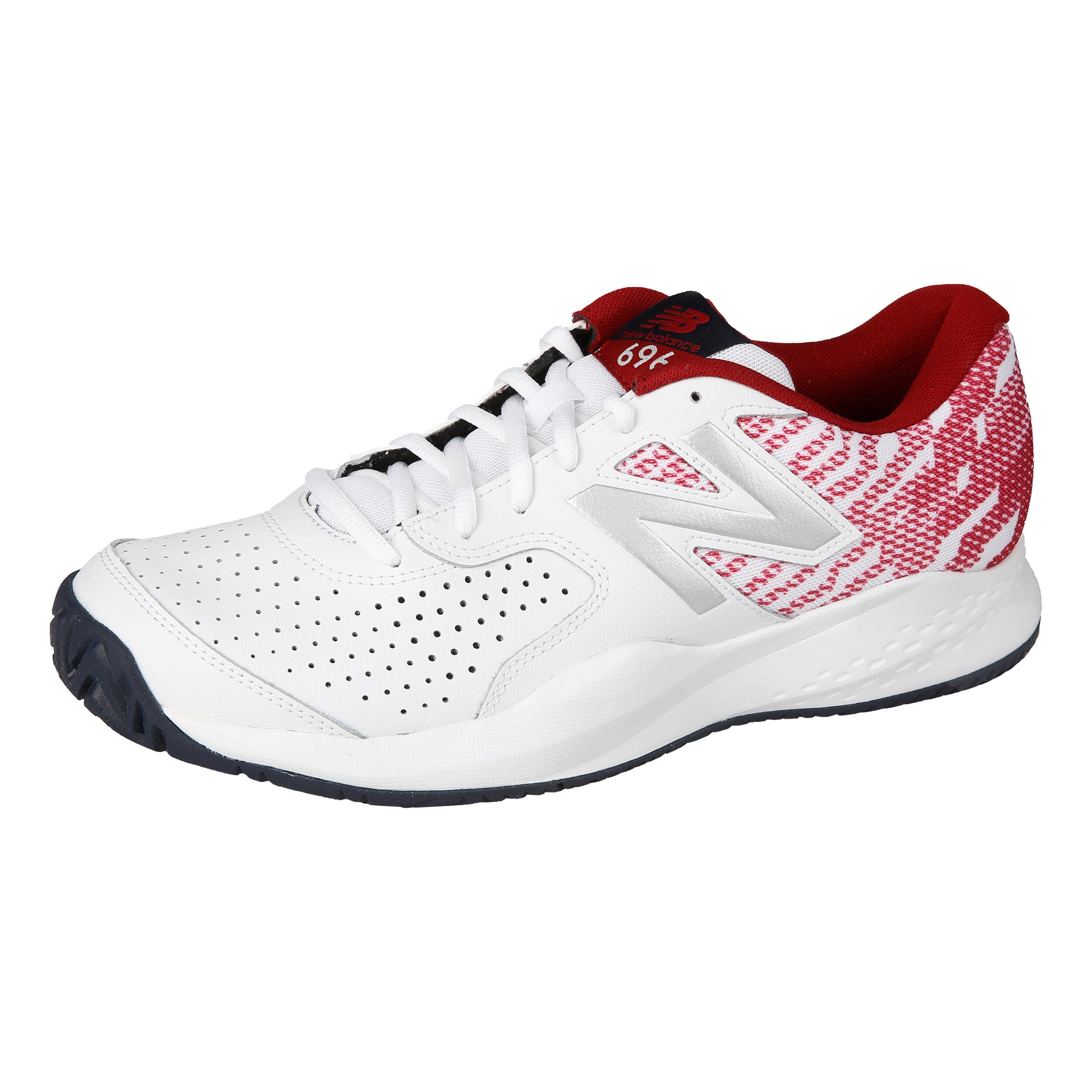 Buy New Balance 696 V3 Allcourt Schoen Heren Wit Rood online