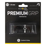 Tennis-Point Basisgrips Tennis-Point Premium Grip Perforated Verpakking 1 Stuk-Zwart