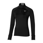 Mizuno Kleding Mizuno Warmalite Half-Zip Topje Hardlopen Dames-Zwart,Zwart