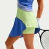 Court Dri-Fit Slam High Rise Rok Dames-limoen, blauw