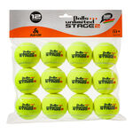 Balls Unlimited Tennisballen Balls Unlimited Stage 2 Tournament Zak 12 Stuks