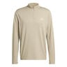 adi365 Zip  Hardloopshirt Heren-kaki