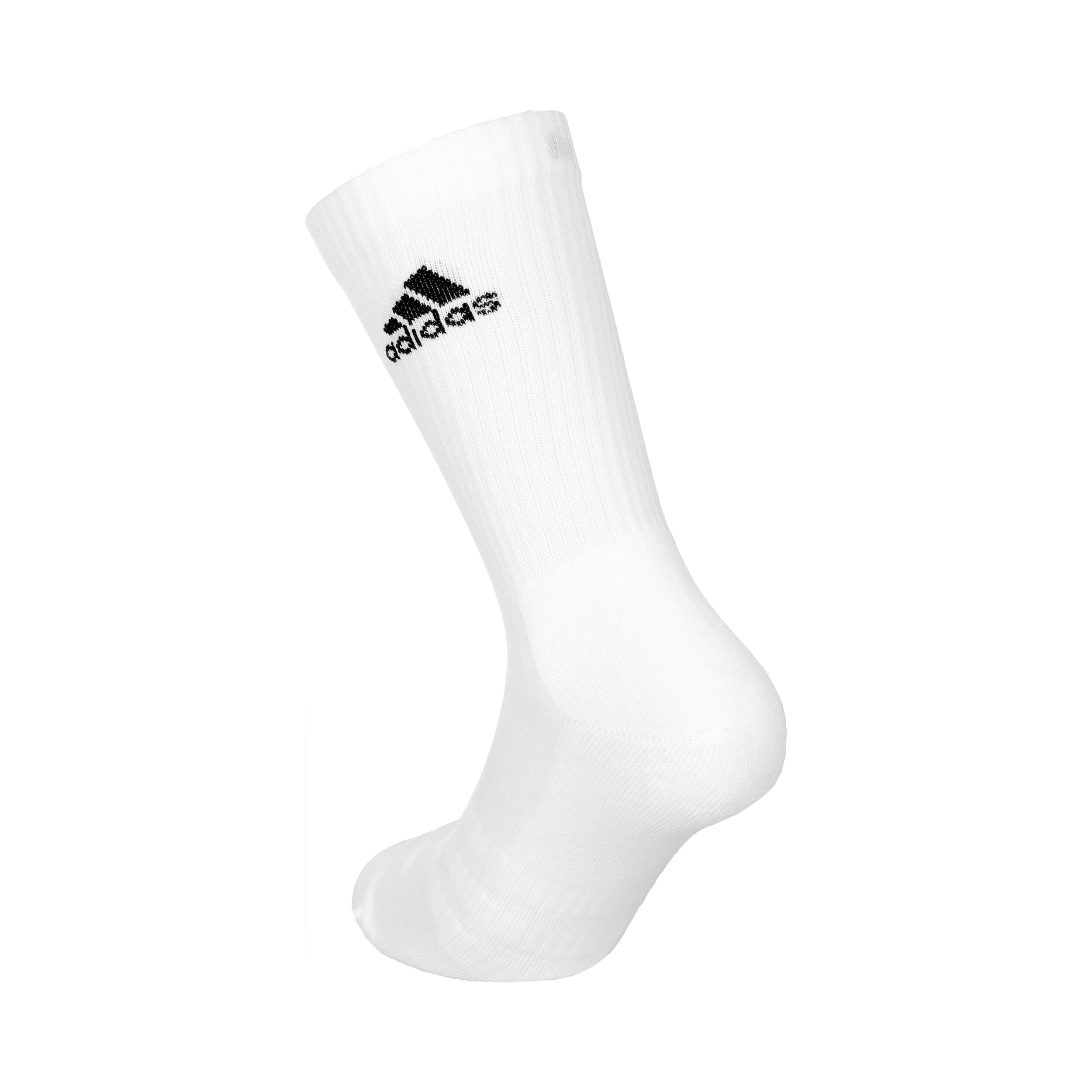 Buy adidas Essentials Cush Crew Sportsokken Verpakking 3 Stuks Wit Zwart online Tennis Point NL
