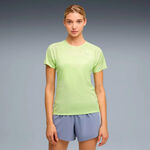 Puma Hardloopshirt Puma Velocity AOP Hardloopshirt Dames-groen