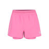 Rematch 2in1 Shorts Dames - pink, wit