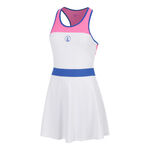 Quiet Please Tenniskleding Quiet Please Racerback Jurk Dames - wit, blauw